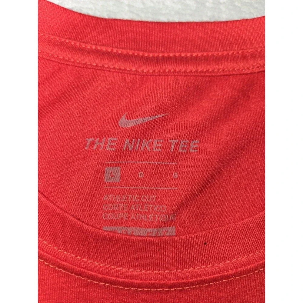 Mens Nike DriFit Ohio State Buckeyes T Shirt Red Large Big Ten Football